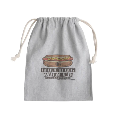 HOT DOG MANIA Mini Drawstring Bag