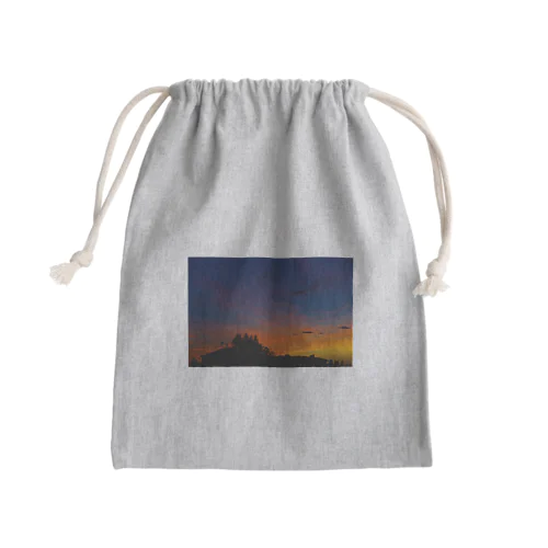 虹色の夕焼け Mini Drawstring Bag