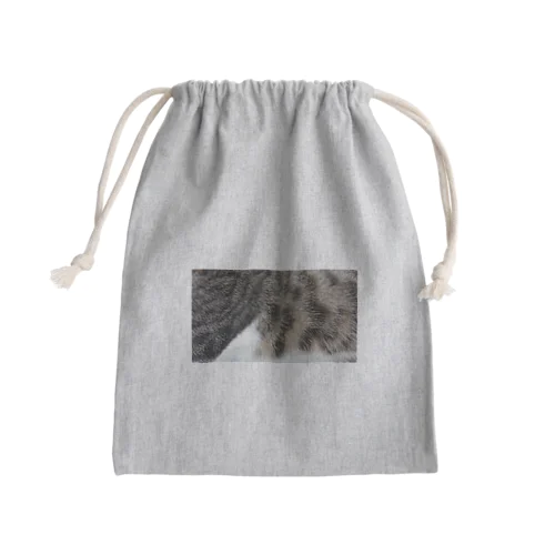 猫キジトラ柄 Mini Drawstring Bag