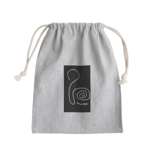 渦巻きのハリガネ Mini Drawstring Bag