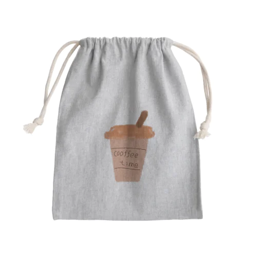 coffeetime Mini Drawstring Bag