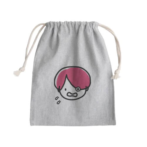 びっくりとかちちゃん Mini Drawstring Bag