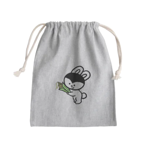 とうもろこしは大事 Mini Drawstring Bag