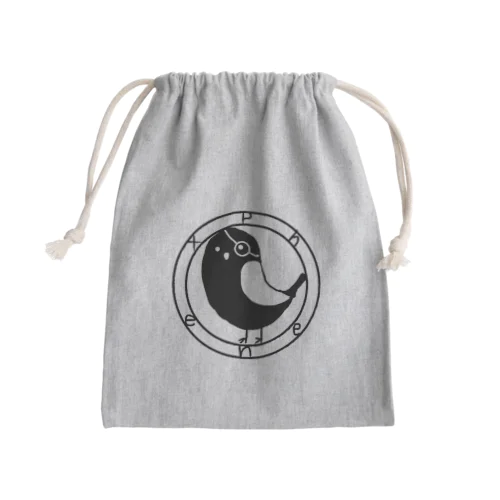 アトリエフェネクスロゴゆる〜りバッグ Mini Drawstring Bag