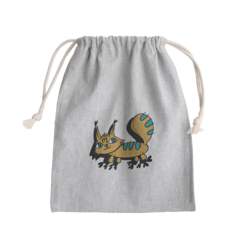 ラブリ猫 Mini Drawstring Bag