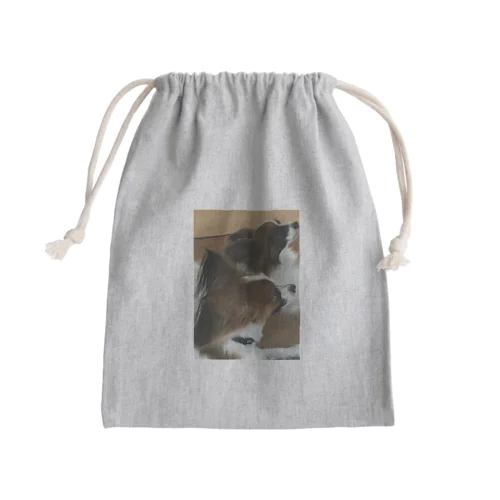 アツアツ犬 Mini Drawstring Bag