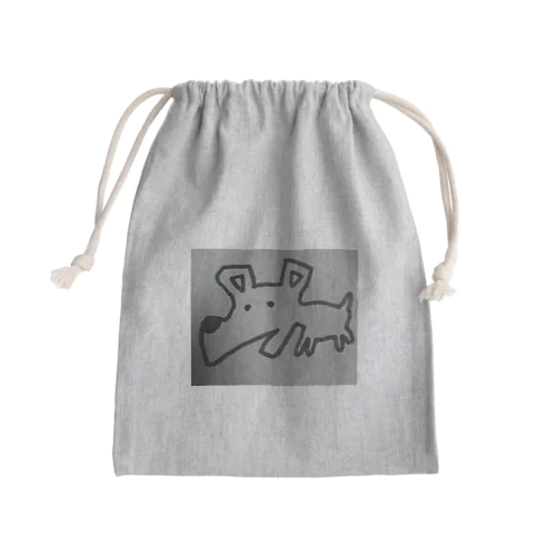 ボケ犬 Mini Drawstring Bag