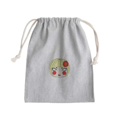 金髪ちゃん Mini Drawstring Bag