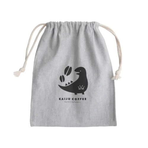 カイジュウコーヒー Mini Drawstring Bag