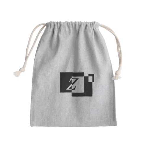 シンプルデザインアルファベットZ Mini Drawstring Bag