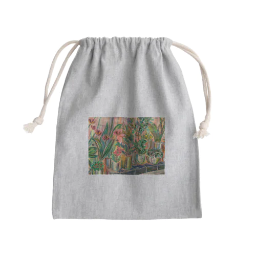 バスから見た Mini Drawstring Bag