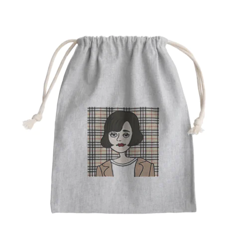 London girl Mini Drawstring Bag
