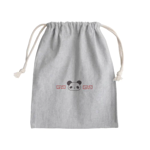 全力☆ぱんだくん Mini Drawstring Bag