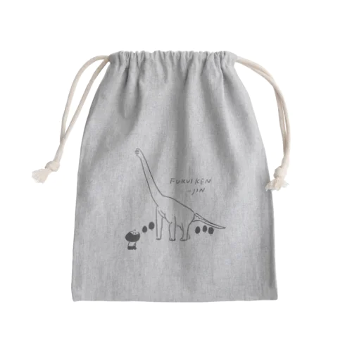 福井県人 Mini Drawstring Bag