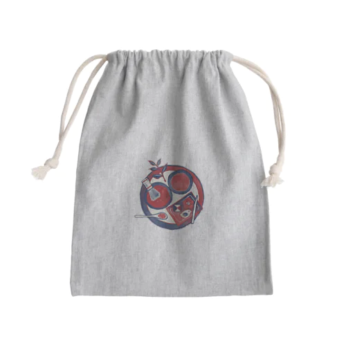  【日本レトロ#28】茶道 Mini Drawstring Bag