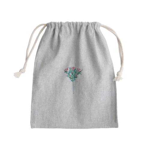 flower3 Mini Drawstring Bag