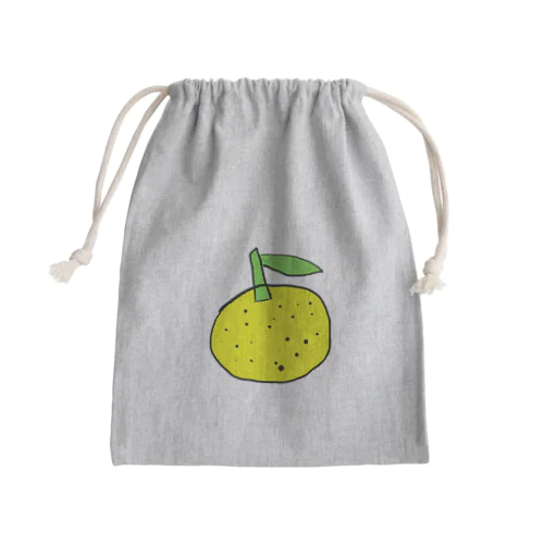 ゆるいゆず Mini Drawstring Bag