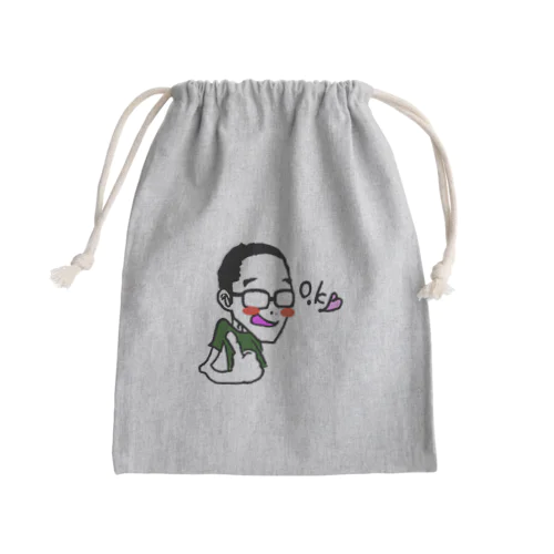 のり Mini Drawstring Bag