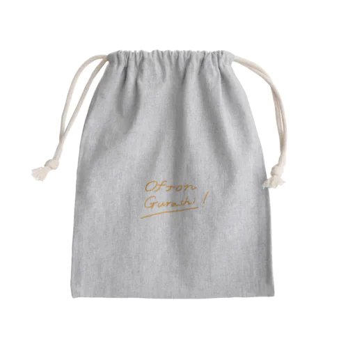 Ofton Gurashi!（でかいロゴ） Mini Drawstring Bag