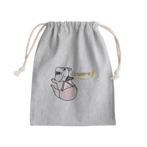 うちの子オムツきんちゃく☆ Mini Drawstring Bag