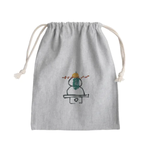 ミカンセイ カガミモチ Mini Drawstring Bag