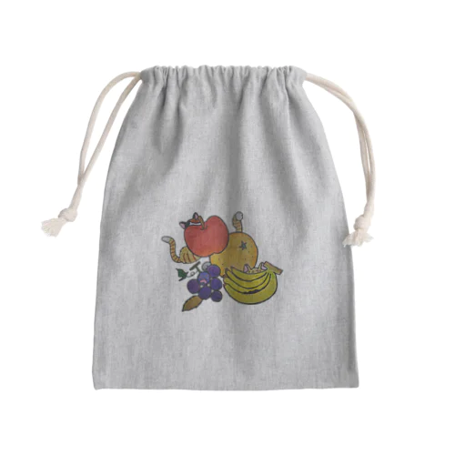 かくれんぼ Mini Drawstring Bag