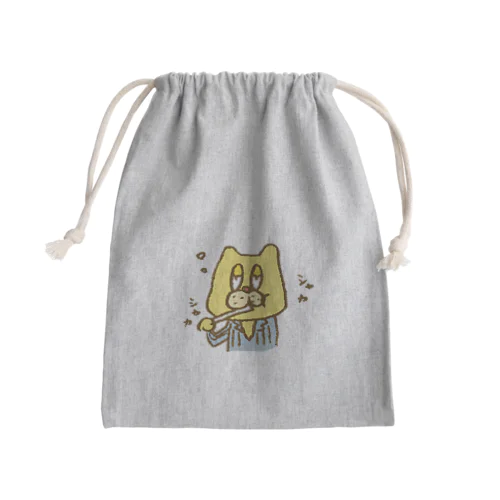 ハヤシ犬 Mini Drawstring Bag