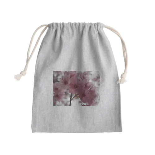 さくら薄紅 Mini Drawstring Bag