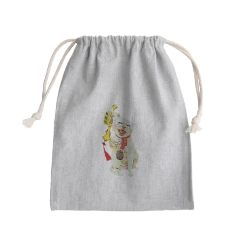 猫福 小槌 Mini Drawstring Bag