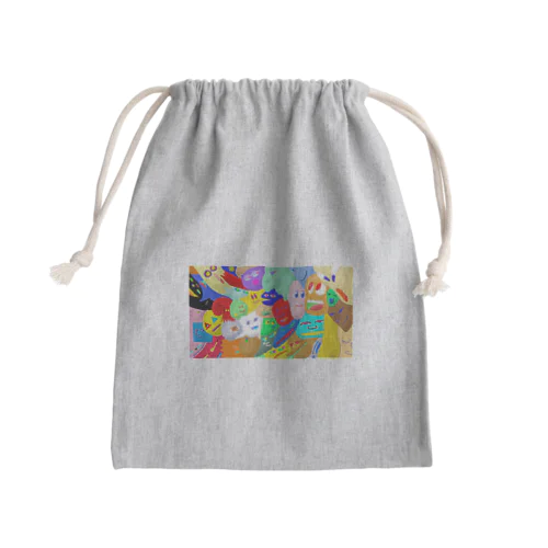 ＦＡＣＥＳ Mini Drawstring Bag