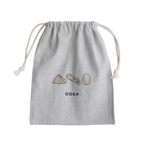 おでんのきんちゃく Mini Drawstring Bag