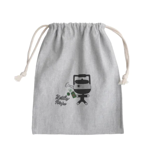 ケトル忍者 Mini Drawstring Bag