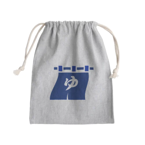 お風呂のれん Mini Drawstring Bag