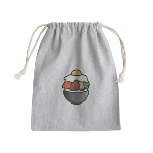 目玉焼き丼29【ビビンバ】 Mini Drawstring Bag