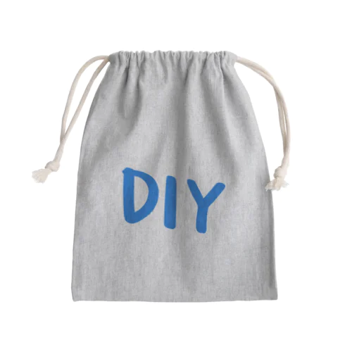 DIY B Mini Drawstring Bag