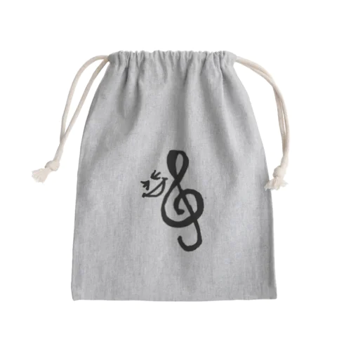 音符な毎日おんぷちゃん とおんさん Mini Drawstring Bag