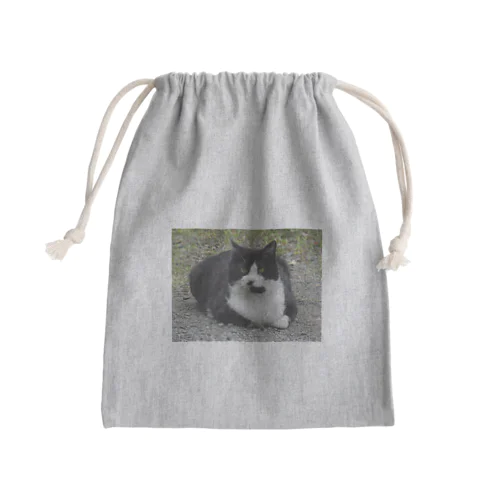 野良猫_長 Mini Drawstring Bag