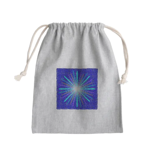 ドットフラワー Mini Drawstring Bag