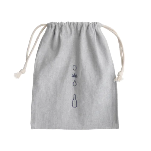 →SAKE Mini Drawstring Bag