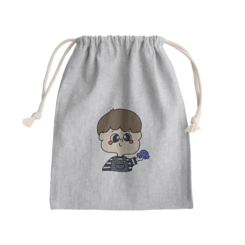 ぼくちゃん Mini Drawstring Bag