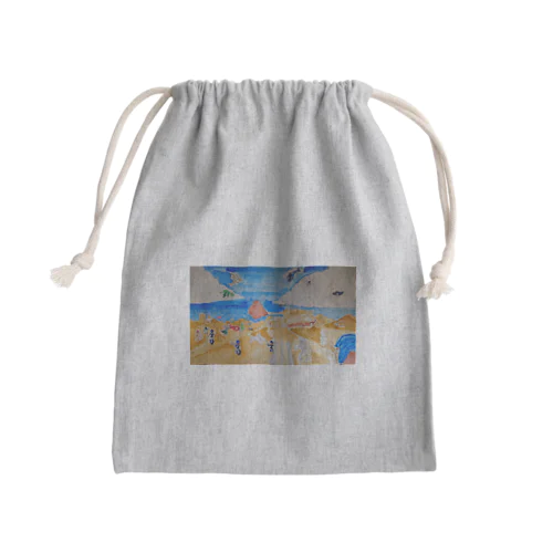 戦場 Mini Drawstring Bag