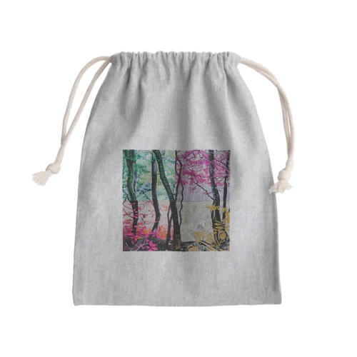 4つの景色 Mini Drawstring Bag