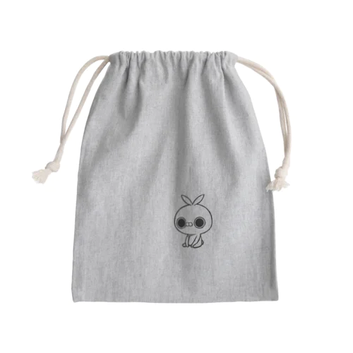 クレイジー闇うさぎ(お座り) Mini Drawstring Bag