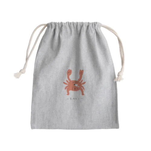 蟹。 Mini Drawstring Bag
