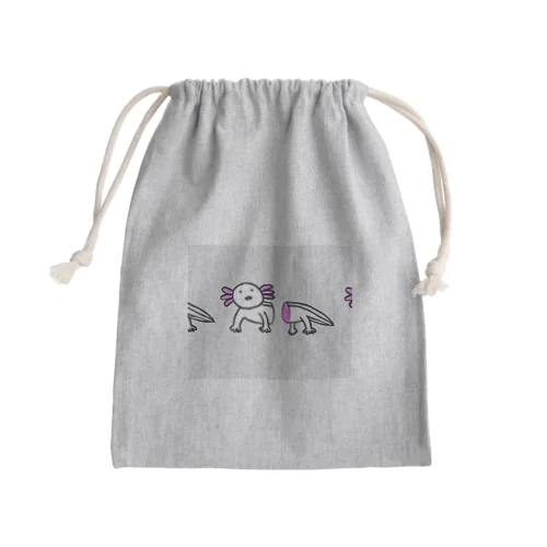 ブンレツ！ウーパールーパー Mini Drawstring Bag