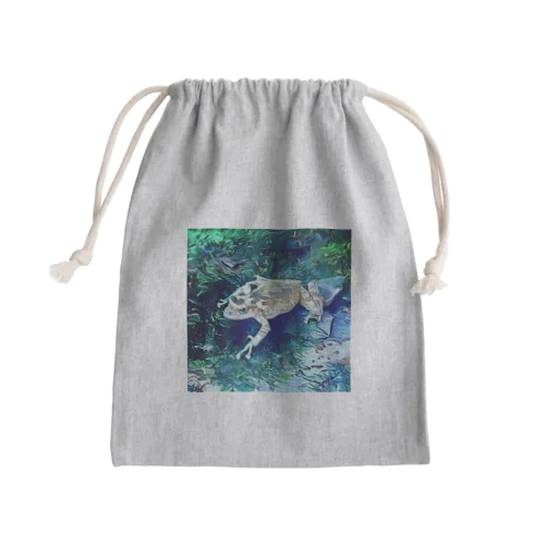 Fantastic Frog -White Ice Version- Mini Drawstring Bag