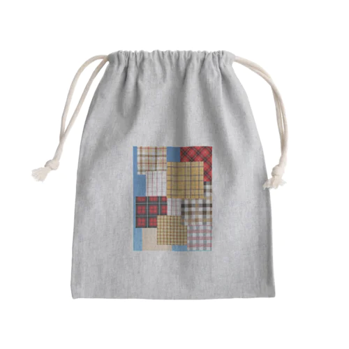 パッチワーク Mini Drawstring Bag