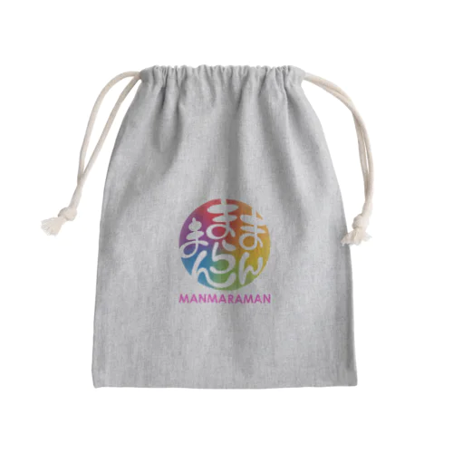 まんまらまん（虹） Mini Drawstring Bag