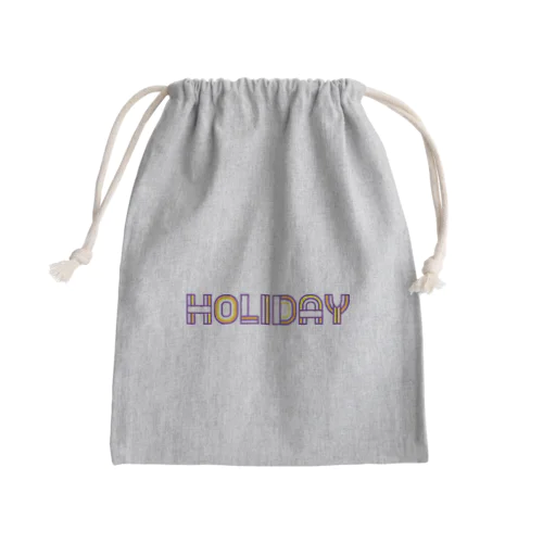 HOLIDAY Mini Drawstring Bag