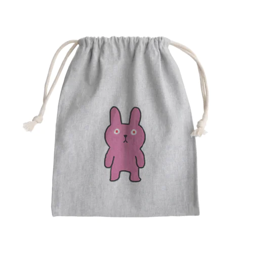 やばウサ直立 Mini Drawstring Bag